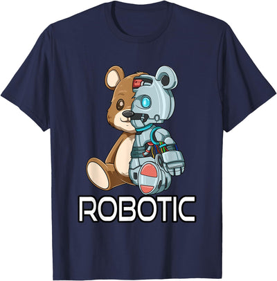 Funny Bear Robot Robotic Cuddling Cyborg T-Shirt