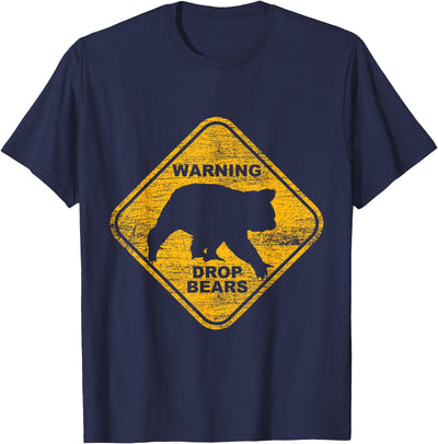 Attention Falling Bears Animal Design Australia Gift Koala T-Shirt