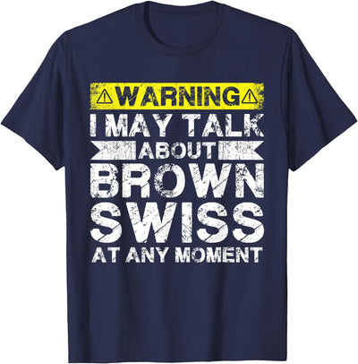 Women Talk About Cow Rancher Cattle Farmer Breeder Brown T-Shirt