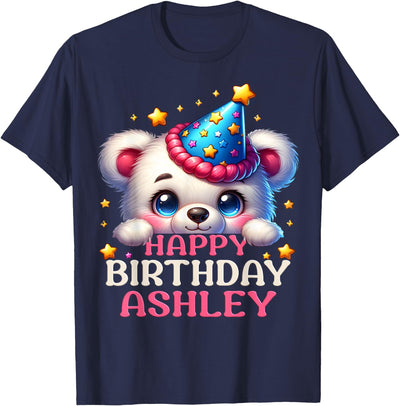 Celebrating Ashley's Birthday Party with a cute Teddy T-Shirt