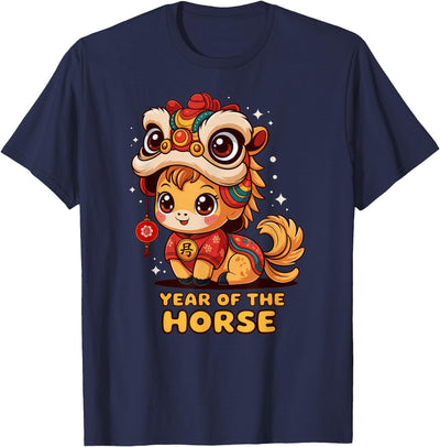 Chinese New Year of The Horse 2026 Lunar t -shir t Chinese New Year of The Horse 2026 Lunar New Year T-Shirt