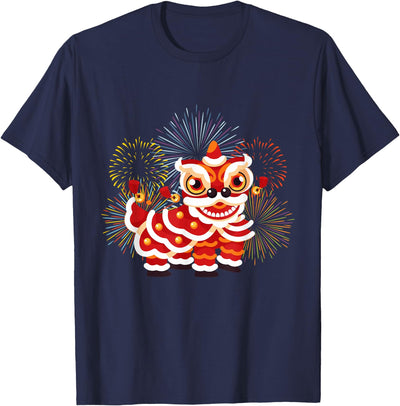 Lion Dance Chinese New Year Lunar New Year T-Shirt