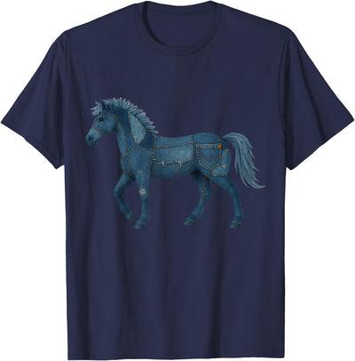 Horse Denim Design Horse Denim T-Shirt