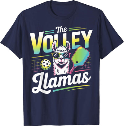CharlIan Minds - LlamaLovers The Volley Llamas Pickleball Funny Llama T-Shirt