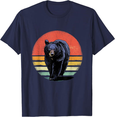 Retro Vintage Black Bear T-Shirt