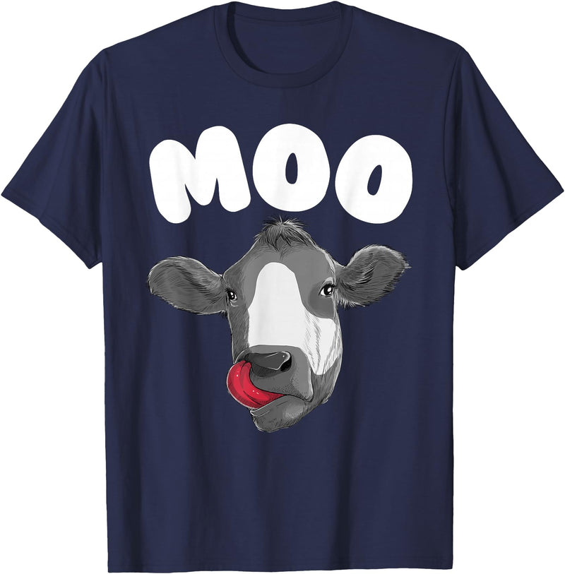 Cow Gift Cow Lover Accessories Cattle Farmer Stuff Funny Cow Design For Men Women Cow Farmer Dairy Farm Animal T-Shirt -