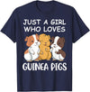 Guinea Pig Gifts & Prints Guinea Pig Shirt Girls Guinea Pig Gifts Women Guinea Pig T-Shirt - Navy Blue