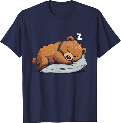 Napping Bear Sleeping Sleepy Bear Cute Bear Sleeping T-Shirt