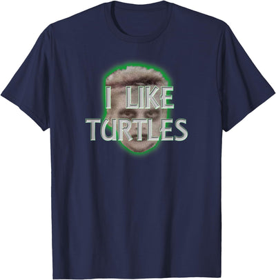 Turtle Republic "I LIKE TURTLES" Zombie Meme T-shirt for Animal Lovers