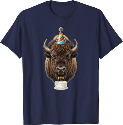 Cow Birthday Party Buffalo Bison Buffalo Birthday T-Shirt