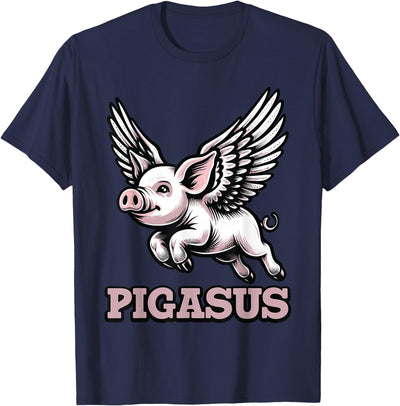 Pigasus Flying Pig Animal Mythical Pig Lover T-Shirt