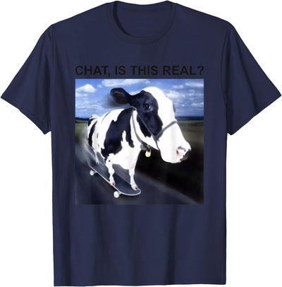 Real Skateboarding Dairy Cow T-Shirt