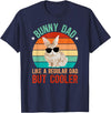 Bunny Dad Rabbit Owner Bunny Lover Rabbit Father T-Shirt in Navy Blue