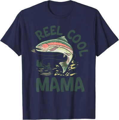 O Fishally One 1st Birthday Fishing Family Reel Cool Mama T-Shirt