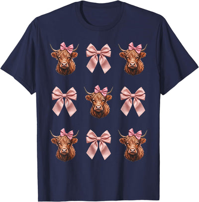 Cow Farming Animals Western Cow Cattle Rancher Farm Farmer T-Shirt