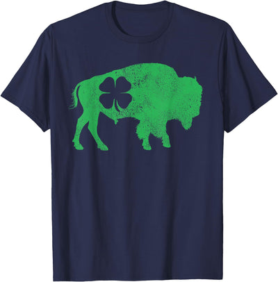Buffalo St Patricks Day Funny Buffalo Shamrock St Patrick's T-Shirt