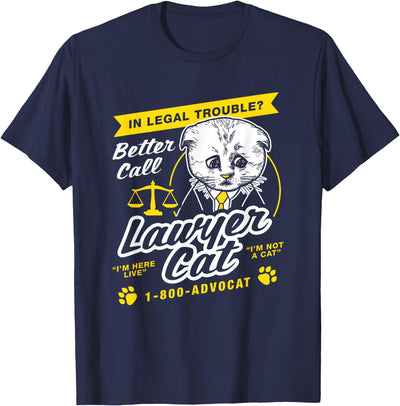 I'm Not A Cat Meme T-Shirts Lawyer Cat T-Shirt I'm Not A Cat Kitten Filter T-Shirt