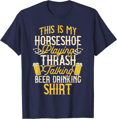 Horseshoes Gift & Throwing Horseshoes Apparel Horseshoe Game Horseshoe Throwing T-Shirt