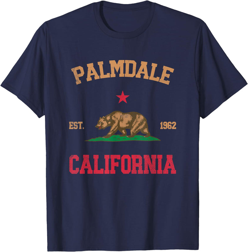 Palmdale California CA Designs Palmdale California T-Shirt - Navy Blue