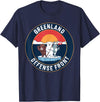 Greenland Defense Front Polar Bear tee Greenland Guard Polar Bear Spear Arctic Emblem T-Shirt - Navy Blue