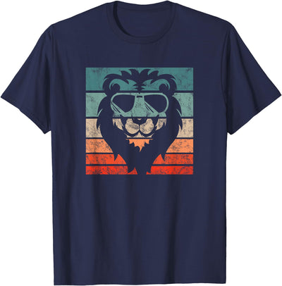 Lion Retro Style Vintage T-Shirt