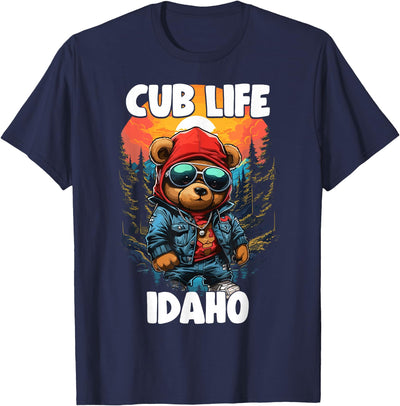 Idaho Grizzly Brown Bear Cub For Kids Women T-Shirt