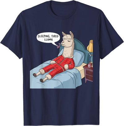 Alpaca shirt Family Llama Pjs Clothes Alpaca Llama with Red Buffalo Plaid Pajamas Girl Boy Llama T-Shirt