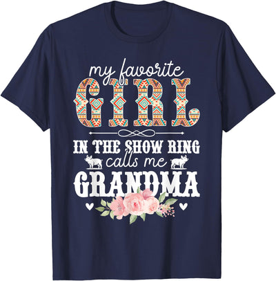 Proud Pig Show Grandma Grandmother T-Shirt