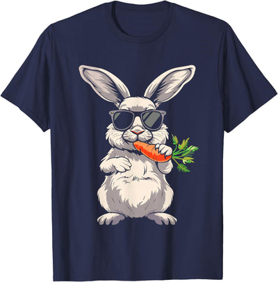 Rabbit in Sunglasses Eating a Carrot T-Shirt