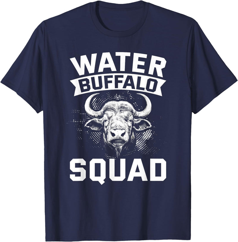 Water Buffalo Carabao Breeder Carabao Water Buffalo Ox National Park T-Shirt - Navy Blue
