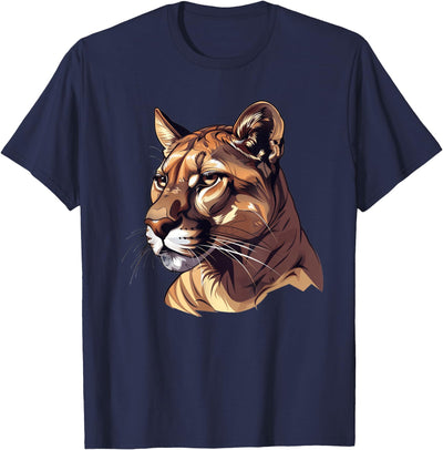 Mountain Lion Caricature T-Shirt