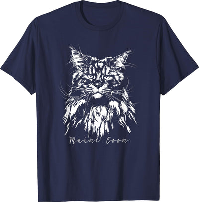Maine Coon Fan Shirt Funny Proud Maine Coon cat lover T-Shirt Shirt Tee gift T-Shirt