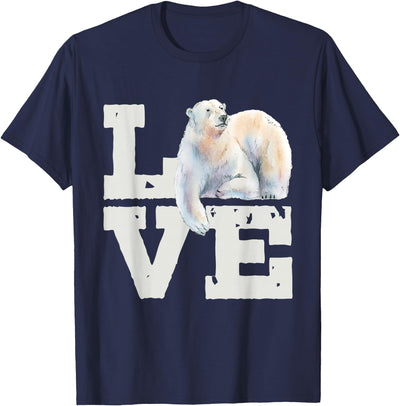 Funny Polar Bear Shirts Polar Bear Lover Zookeeper Zoo Animal Lover Wildlife T-Shirt