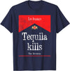 Kills The Boredom T-Shirt - Navy Blue