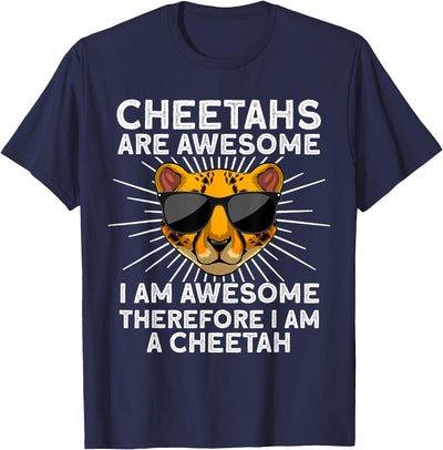 Cheetah Gift Cheetah Print Lover Accessories Stuff Cute Cheetah Design for Men Women Cat Animal Cheetah Lover T-Shirt
