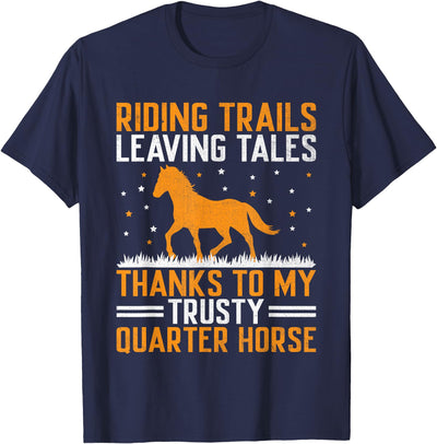 American Quarter Horse Riding Racing Horses American Quarter Horse Owner Horse Riding Horses Racing T-Shirt