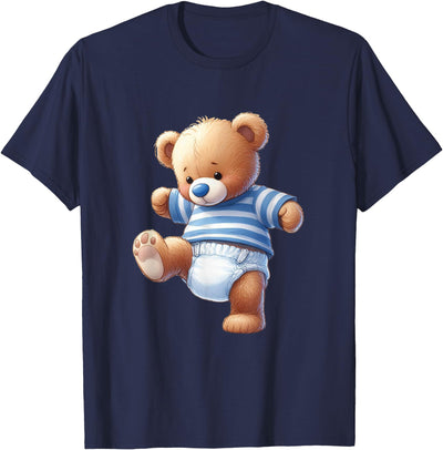 Baby Boy Teddy Bear Baby Shower Gender Reveal T-Shirt