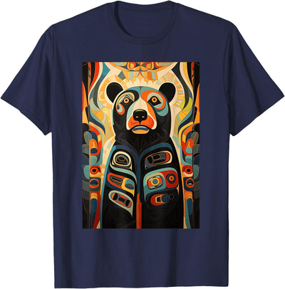 Indian Art Design Spirit Bear T-Shirt