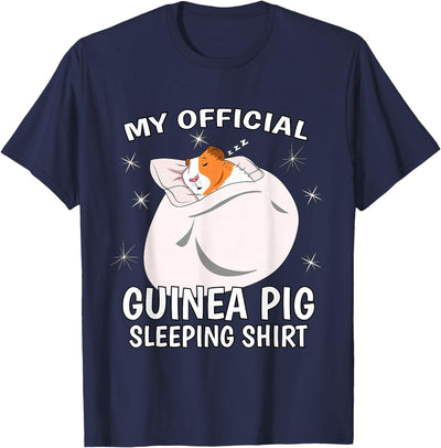 My Official Sleeping PJ Pajama Top Guinea Pig T-Shirt