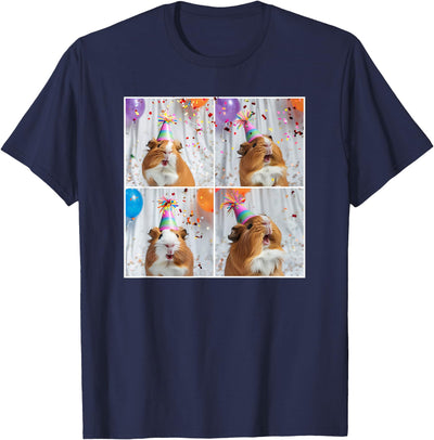 Funny Guinea Pig Face Pet Cavy Mom Birthday T-Shirt