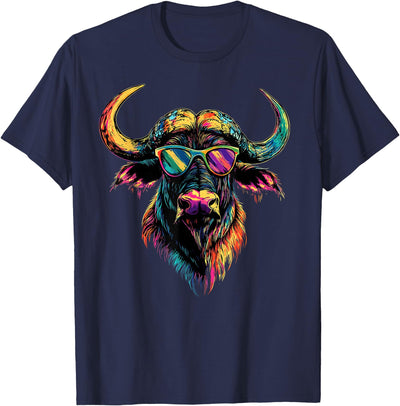 Big Five Buffalo Motif for Africa Wilderness Lover Buffalo T-Shirt