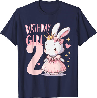 Birthday Girl 2 Princess Bunny T-Shirt