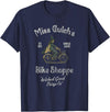 Pebble & Birch Collaborative Miss Gulch's Bike Shop, Distressed Funny Halloween T-Shirt - Navy Blue