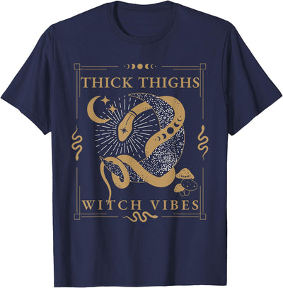 Snakes & Tarot Aesthetic Thick Thighs Witch Vibes Snakes & Tarot Tattoo Aesthetic Thick Thighs Witch Vibes T-Shirt