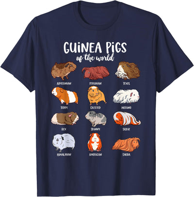 Various Guinea Pig Breeds T-Shirt