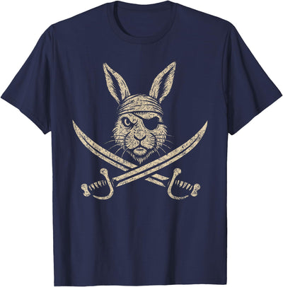 Pirate Rabbit Crossed Swords T-Shirt