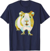 Animals at Play Guinea Pig Shirt Funny Guinea Pig for Men Women Animal Lover T-Shirt - Navy Blue