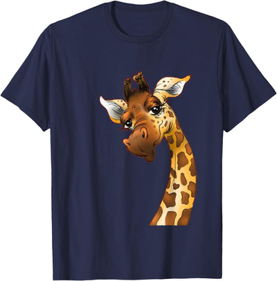 Love giraffe Women wildlife giraffe Lovers tee for kids girl T-Shirt