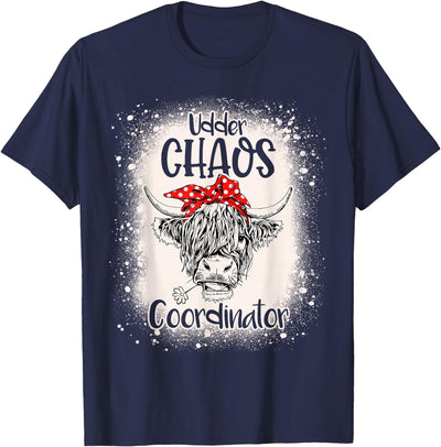 Cow Funny Appreciation Chaos Coordinator Men Funny Heifer T-Shirt