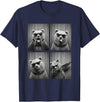 Funny Bear PhotoBooth Stuff Accessories & Gifts Bear PhotoBooth Sunglasses Funny Dab Bears Lover T-Shirt - Navy Blue